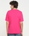 Shop Men's Peppy Pink Color Block Oversized T-shirt-Design