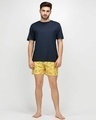 Shop Men's Pineapple Comfy Cotton Boxer Shorts-Full