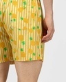 Shop Men's Pineapple Comfy Cotton Boxer Shorts