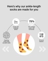 Shop Men's Pineapple Squash Ankle Length Socks-Design