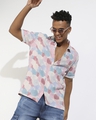 Shop Men's Pink Abstract Printed Shirt-Front