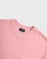 Shop Men's Pink Airborne Fleet Graphic Printed Oversized Sweatshirt
