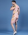 Shop Men's Pink All Over Floral Printed Slim Fit Co-ordinates-Design