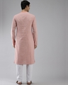 Shop Men's Pink All Over Printed Cotton Kurta-Design