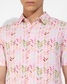 Shop Men's Pink All Over Printed Shirt