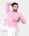 Shop Men's Pink Anchor Printed Shirt-Front