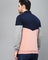 Shop Men's Pink and Blue Color Block Slim Fit Jacket-Full
