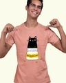 Shop Men's Pink Anti Depressant Graphic Printed T-shirt-Front