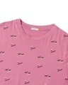 Shop Men's Pink AOP Oversized T-shirt