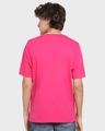 Shop Men's Pink & Black Color Block Oversized T-shirt-Design