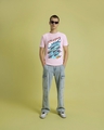 Shop Men's Pink Brooms of Champions Graphic Printed T-shirt-Full