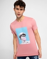 Shop Men's Pink Bubble Pop Graphic Printed T-shirt-Full