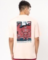 Shop Men's Pink Chibi Iron Back Graphic Printed Oversized T-shirt-Design