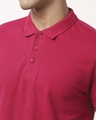 Shop Men's Pink Classic Polo T-shirt