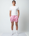 Shop Men's Pink Cotton Pink Hawaii Boxer-Front