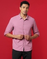 Shop Men's Pink Cotton Shirt-Front