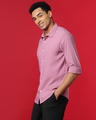 Shop Men's Pink Cotton Shirt-Full