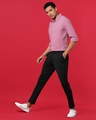 Shop Men's Pink Cotton Shirt