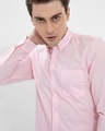 Shop Men's Pink Cotton Shirt-Full