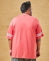 Shop Men's Pink Dunk Graphic Printed Oversized Plus Size T-shirt-Design