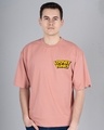 Shop Men's Pink Evil Wicked Graphic Printed Oversized T-shirt-Design