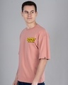 Shop Men's Pink Evil Wicked Graphic Printed Oversized T-shirt-Full