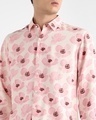 Shop Men's Pink All Over Floral Printed Shirt