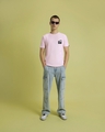 Shop Men's Pink Friends Clapboard Graphic Printed T-shirt-Full