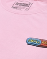 Shop Men's Pink Graphic Print Oversized Fit T-shirt-Full