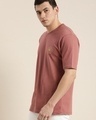 Shop Men's Pink Graphic Printed Oversized T-shirt-Design