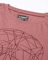 Shop Men's Pink Graphic Printed Oversized T-shirt