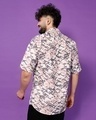 Shop Men's Pink & Grey Corduroy All Over Printed Relaxed Fit Shirt-Full