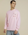 Shop Men's Pink Itachi Uchiha Genjutsu Graphic Printed Oversized T-shirt-Design