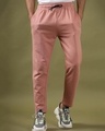 Shop Men's Pink Joggers-Front