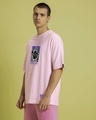 Shop Men's Pink King T Challa Graphic Printed Oversized T-shirt-Design