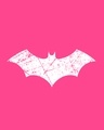 Shop Men's Pink Logo Batman (BML) (GID) T-shirt-Full