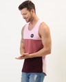 Shop Men's Pink & Maroon Color Block Vest-Design