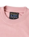 Shop Men's Pink Never Mind Typography Oversized Sweatshirt