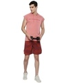 Shop Men's Pink No Excuses Typography Slim Fit T-shirt-Full
