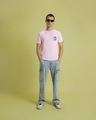 Shop Men's Pink Nope Graphic Printed T-shirt-Full