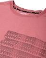 Shop Men's Pink Off Beat Typography Slim Fit T-shirt