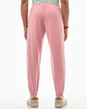 Shop Men's Pink Oversized Joggers-Full