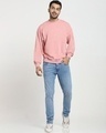 Shop Men's Pink Oversized Sweatshirt