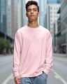 Shop Men's Pink Oversized T-shirt-Front