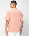 Shop Men's Pink Oversized T-shirt-Full