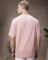Shop Men's Pink Oversized T-shirt-Full