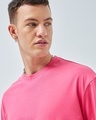 Shop Men's Pink Oversized T-shirt