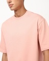 Shop Men's Pink Oversized T-shirt