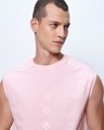 Shop Men's Pink Peace Seeker Graphic Printed Boxy Fit Vest