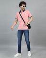 Shop Men's Pink Polo T-shirt